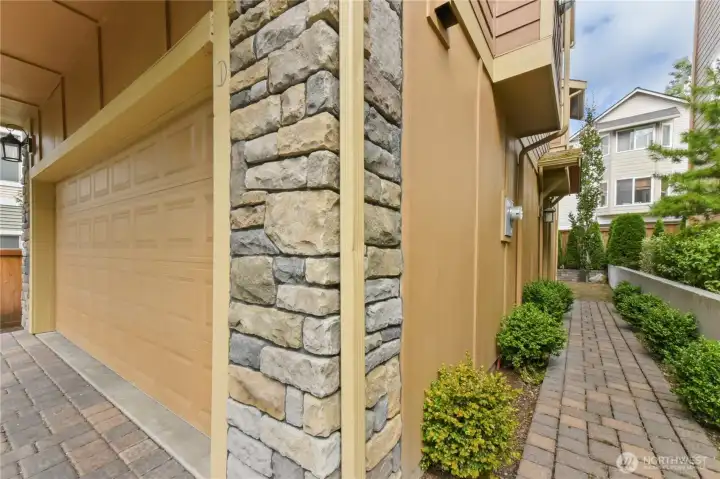 Pathway to the front door.