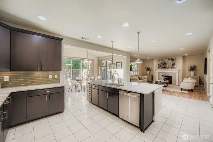 Expansive views across the main living space.