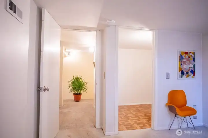 lower floor bedroom with large closet