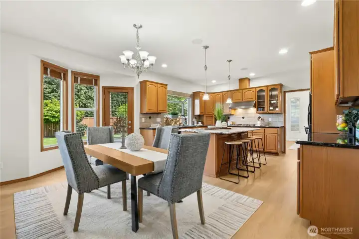 LARGE kitchen and eating space