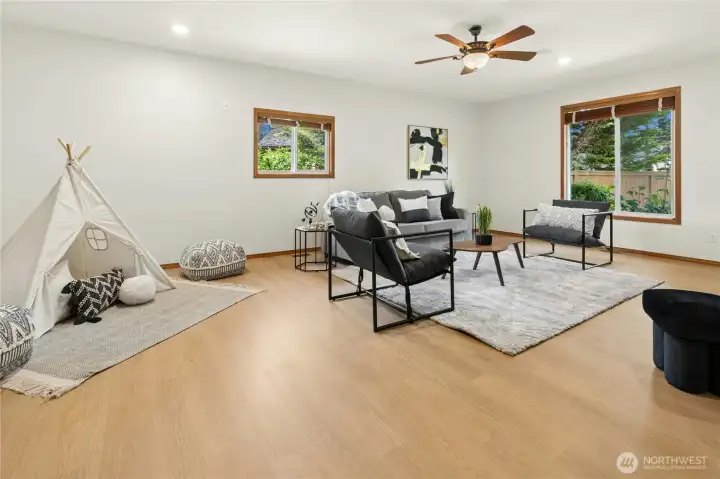 Flexible layout designed for today’s modern lifestyle.