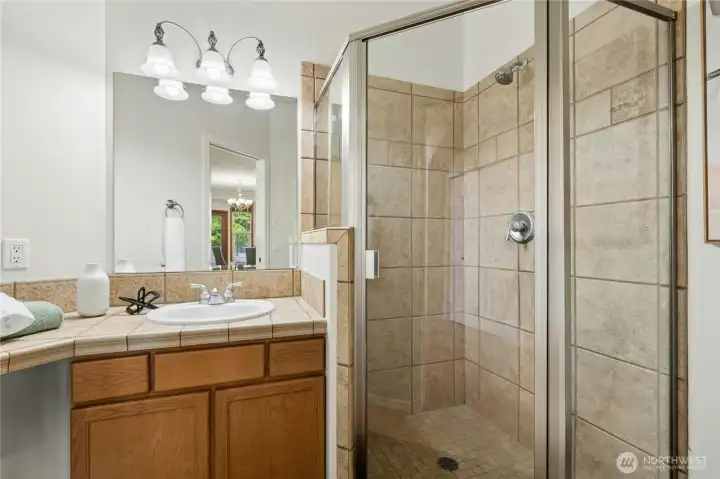 Downstairs 3/4 bathroom