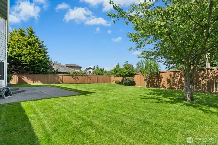 Open space behind the home enhances privacy & tranquility