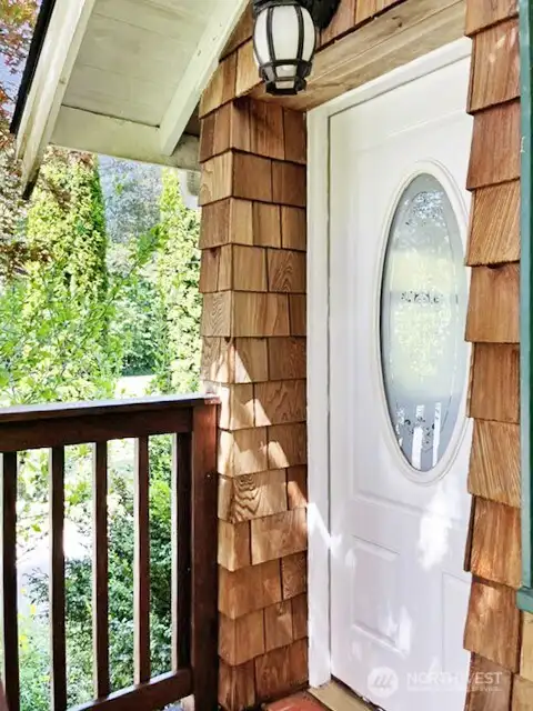 Front door.