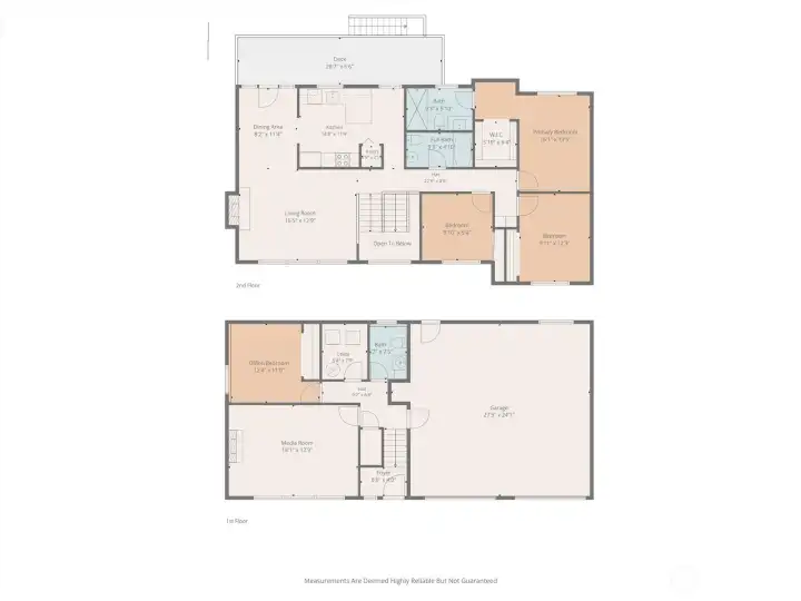 Possibly 5 bedrooms with this layout!