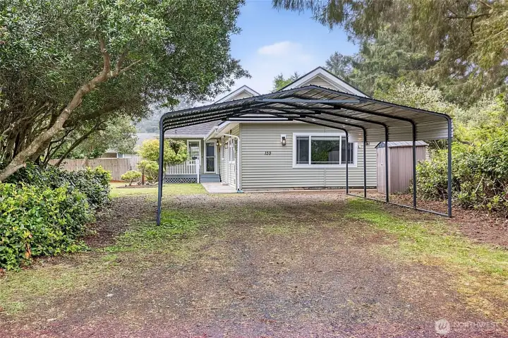 Carport - Keep for Covered Parking or Remove for RV Parking Carport - Keep for Covered Parking or Remove for RV Parking