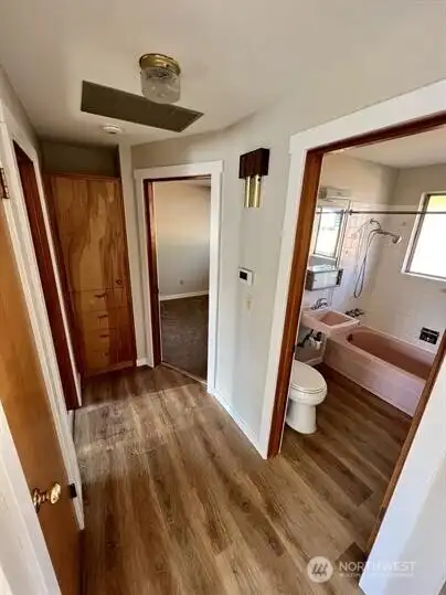 Unit 1008 Hallway to Bedroom & Bath