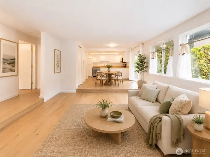 Virtual staging living room