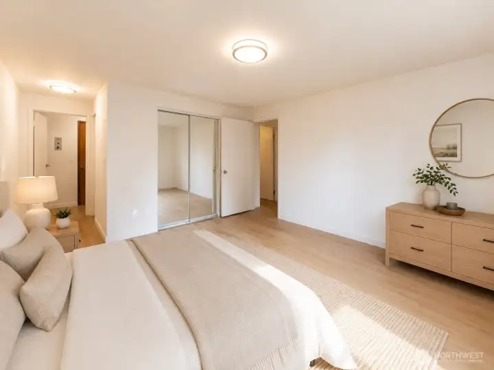 Virtual staging bedroom