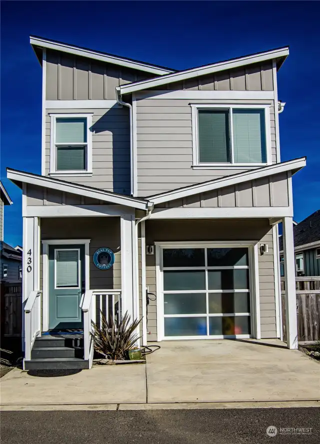 Say “Hello” to Seal Pup Cottage, your little slice of heaven in Oyhut Bay Seaside Resort, a popular & highly desirable vacation rental community on the Washington State coast.  This beautifully designed and decorated 1720 SF 3 bedroom, 2.5 bath (plus 231 finished heated garage game room) getaway has every feature that you can imagine to help your guests create unforgettable memories of their stay including a hot tub, fully enclosed yard, inviting game room, EV charger, attractive furnishings & more.