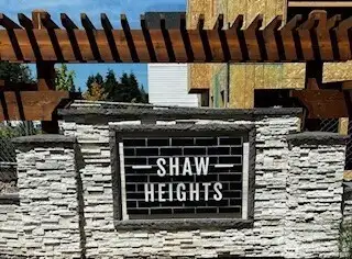 Entry Monument Shaw Heights