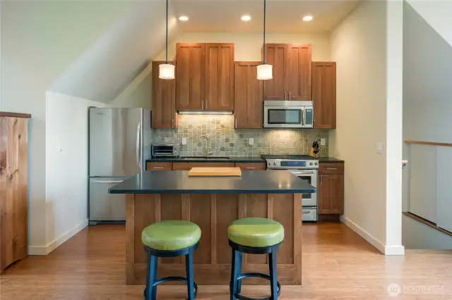 This kitchen was designed for efficiency.