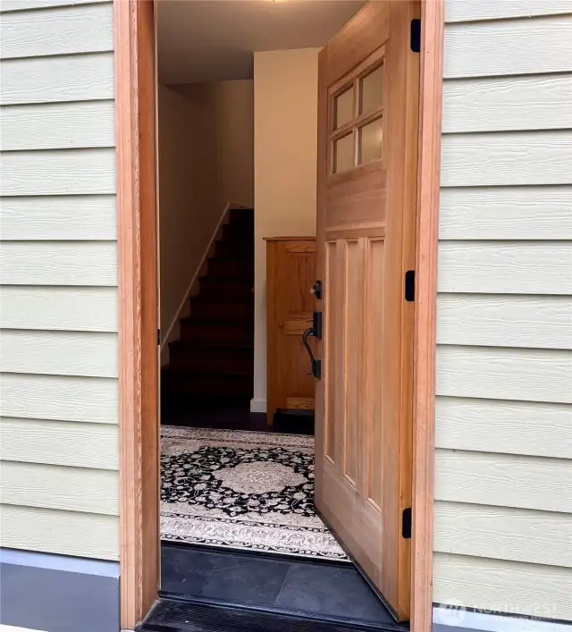 Lovely tile entry