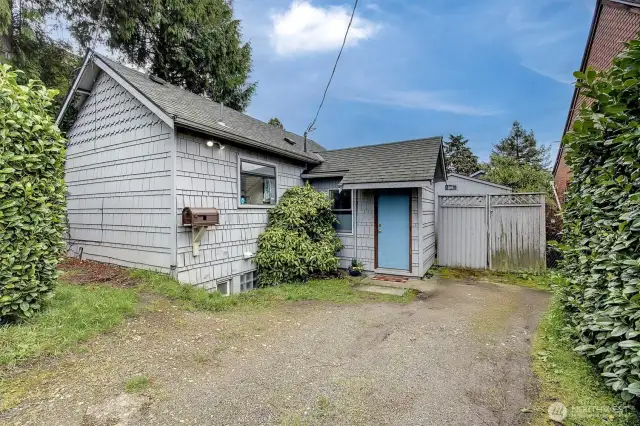 Great location, off street parking space.