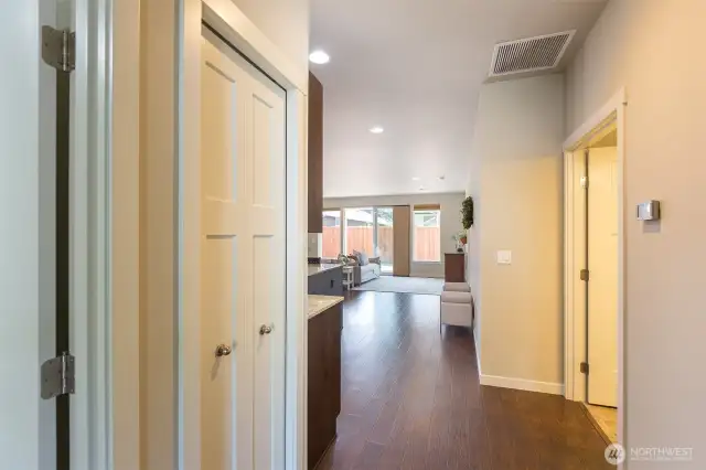 You will find wide hallways and 9 foot ceilings, along with abundant natural light...