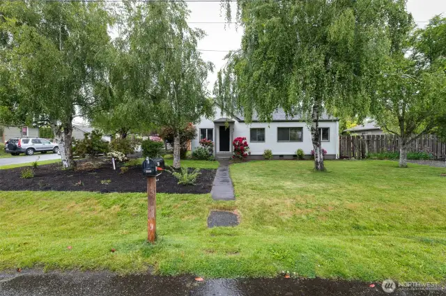 Lovely corner lot.