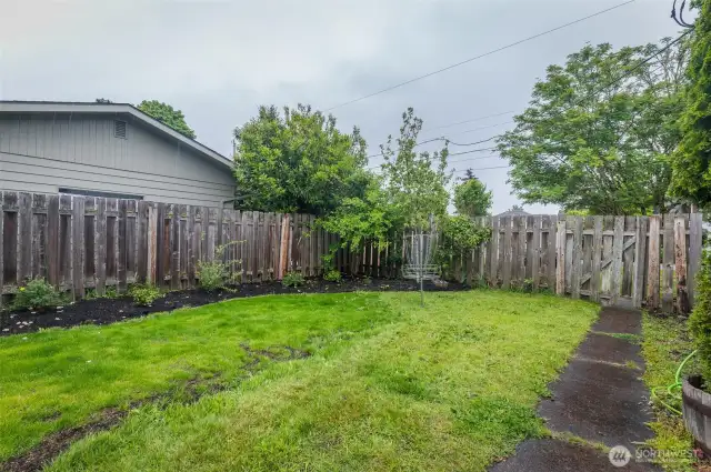Lots of room to romp in this fenced backyard