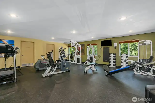 Club House includes fully equipped Gym