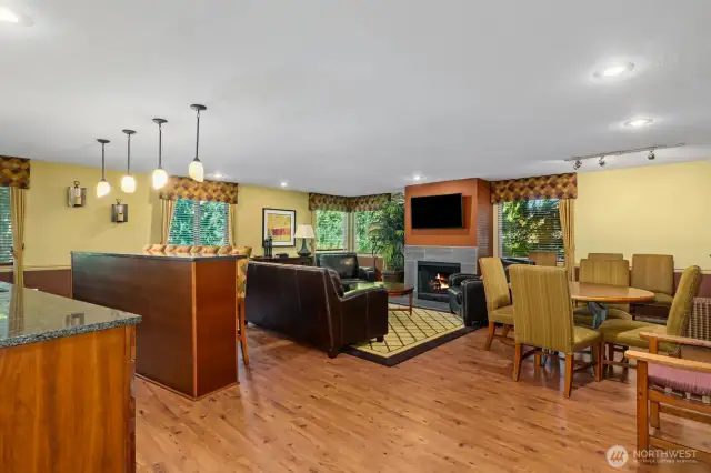 Community Center also includes party area which can be reserved for special functions