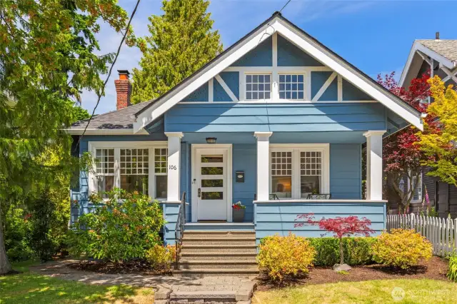 This classic Queen Anne Craftsman has amazing street appeal!
