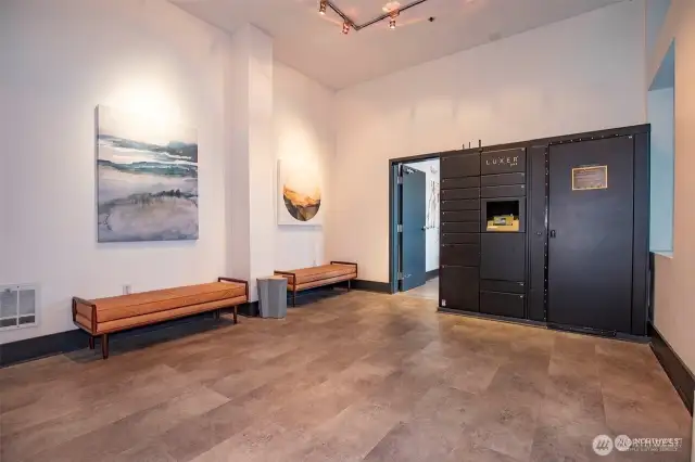 Mail room + Luxar Package safe