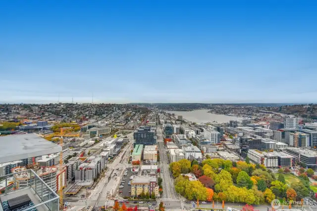 South Lake Union looking towards the condo on the left