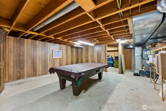 600 square foot partial basement not counted in 2,100 finished footage.