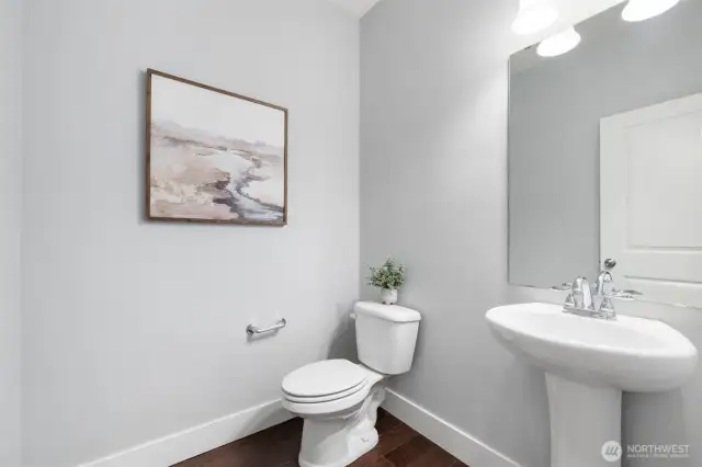 1/2 bath on main level
