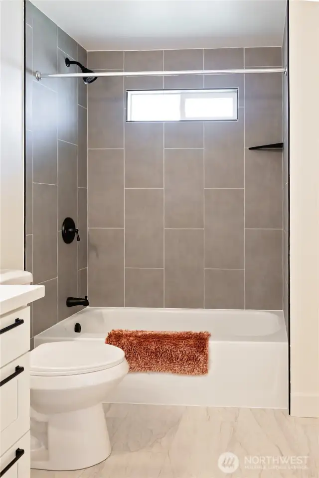 Hallway guest bath