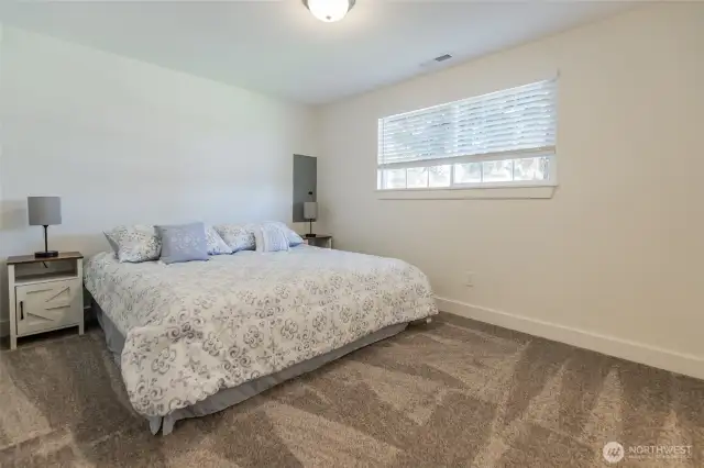 Primary bedroom with 2 closets