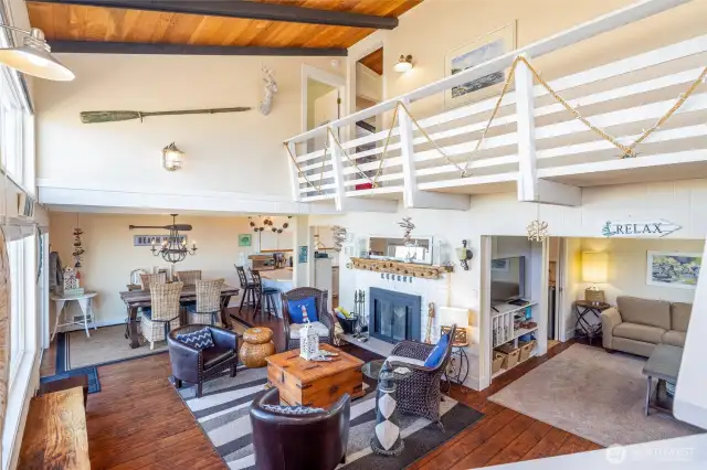 Light and open floorplan.