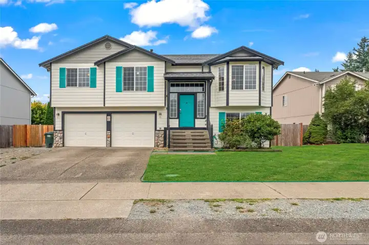 To showcase the potential for a lush lawn.