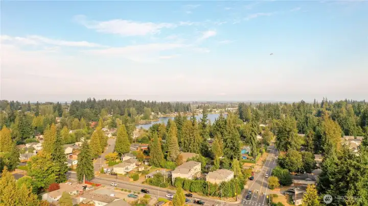 Birdseye view.