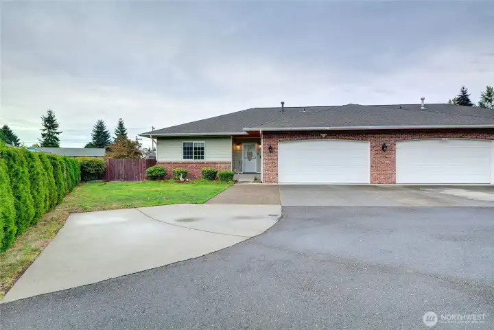 This is an attached condo.
