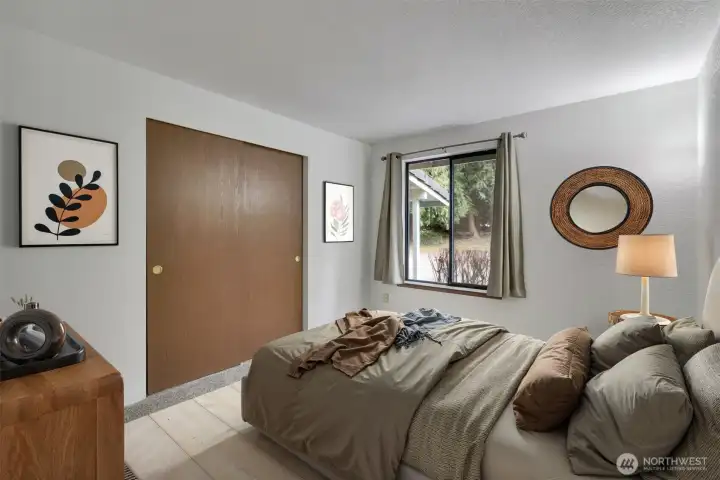 Virtually Staged Bedroom #3.