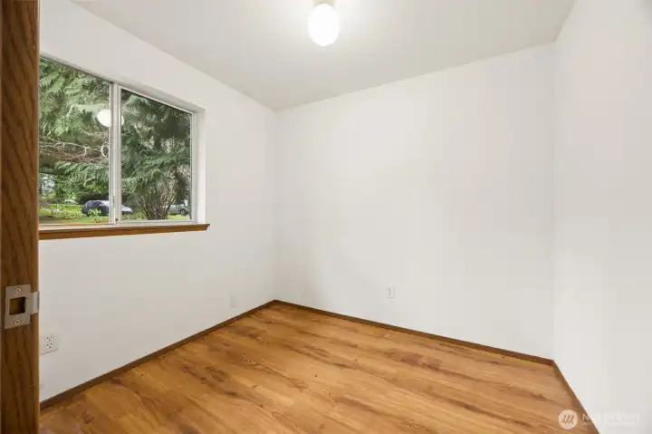 Office, yoga, fitness, play, guest room. Located on main floor.