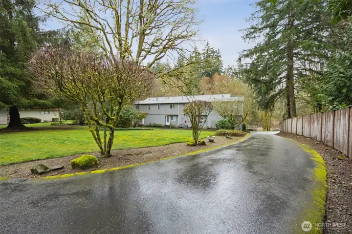 Private drive to your new home.