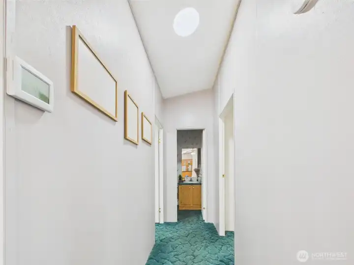 Hallway across home from primary
