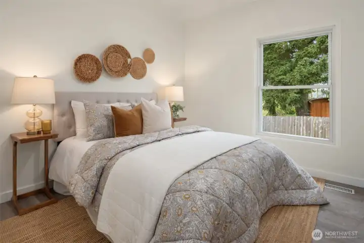 Fresh and move-in ready with LVP flooring, a new ceiling fan, and walk-in closet.