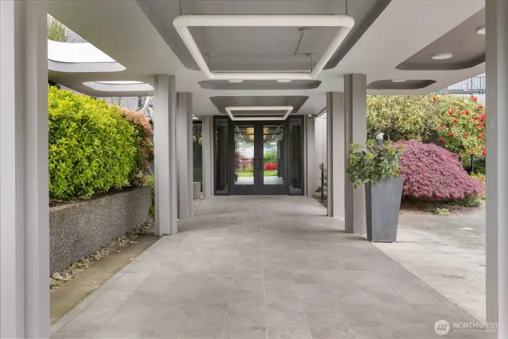 Secure building entry for added peace of mind. Well-managed community with a focus on safety.