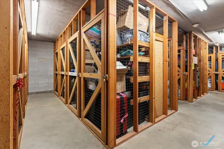 Dedicated storage unit for added convenience.