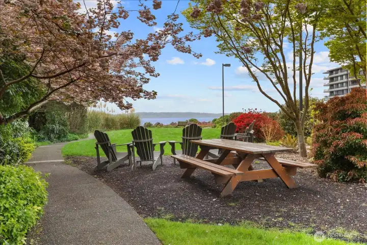 Park-like setting designed for peaceful walks and outdoor enjoyment.