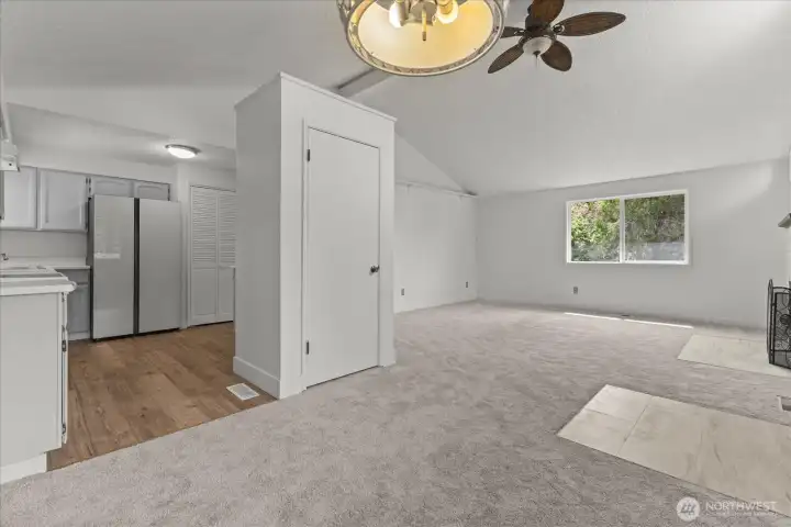 Dining facing the living room