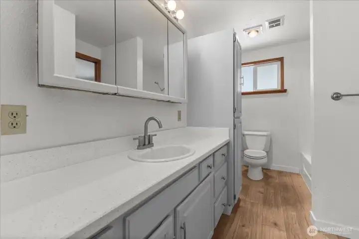 Updated bathroom