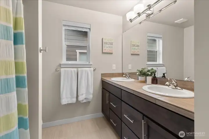 Shared upstairs bath