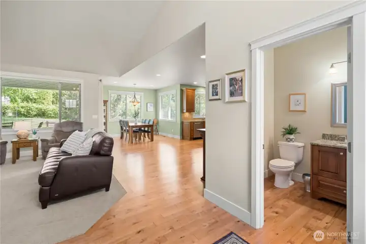 Half Bath Located Near the Living Room