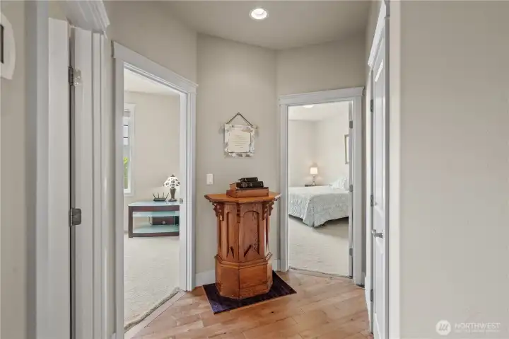 Hallway to Main Bath and 2nd and 3rd Bedrooms