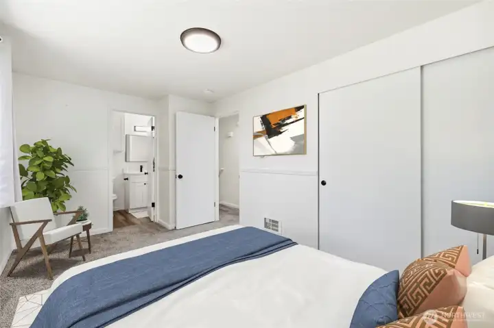 First Primary Bedroom on Upper Level