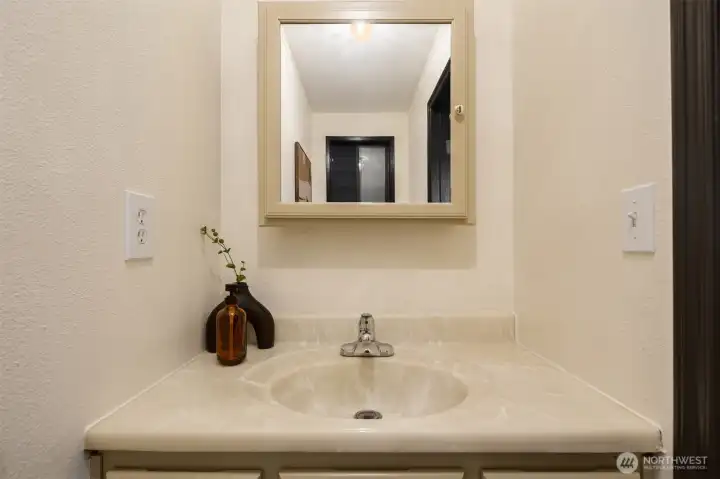 Powder Room off Family Room Powder Room off Family Room