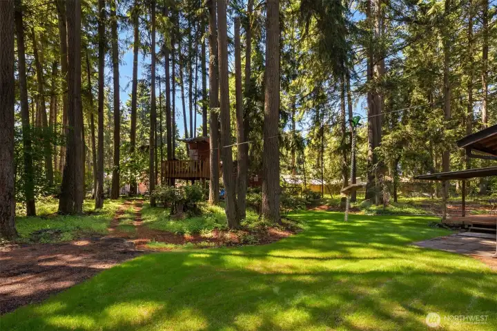 Zipline and Treehouse Zipline and Treehouse